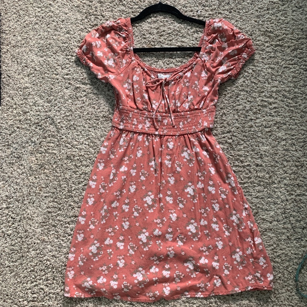 Pink Floral Hollister Minidress